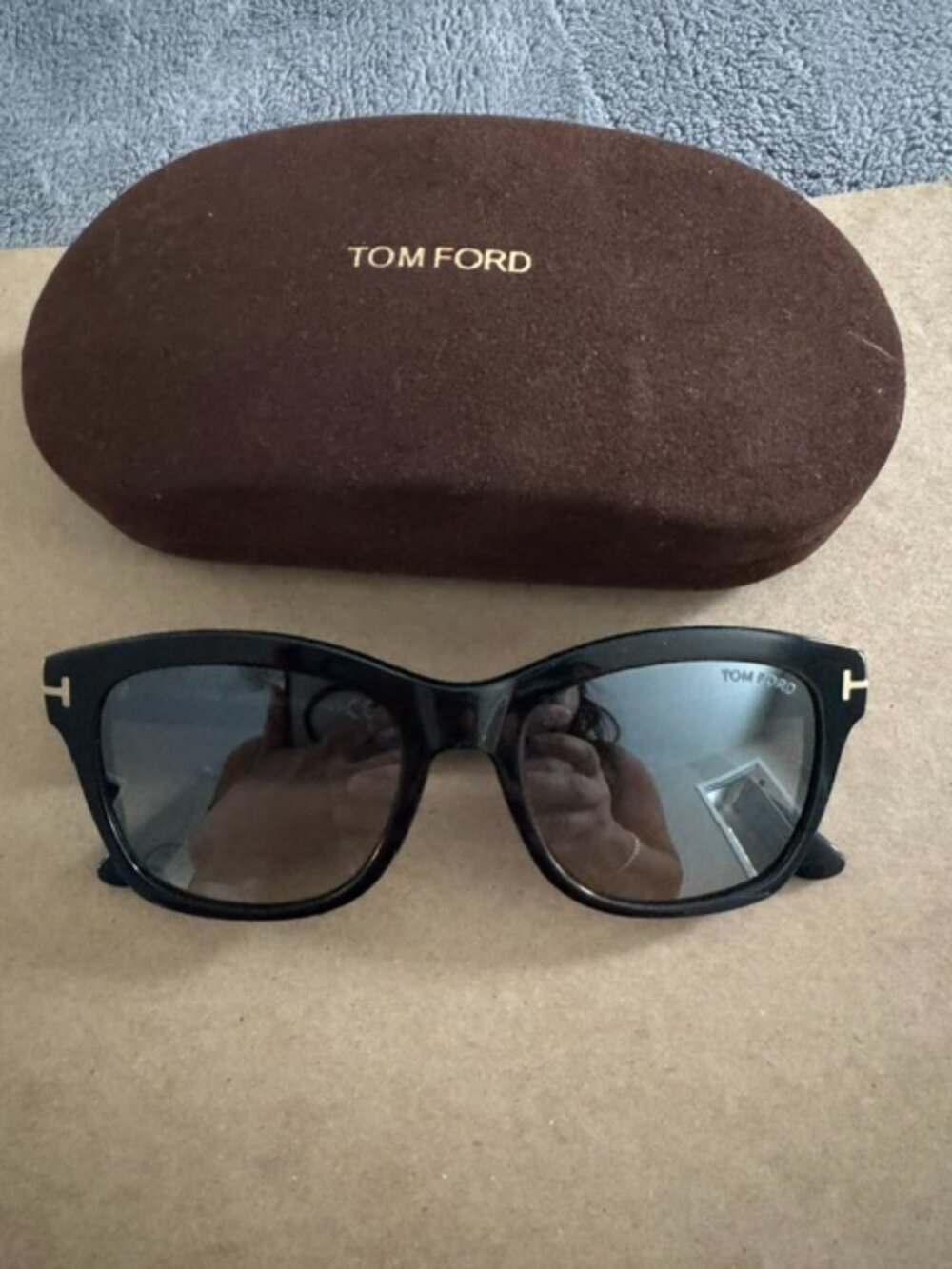 Tom Ford Lauren Sunglasses - Black